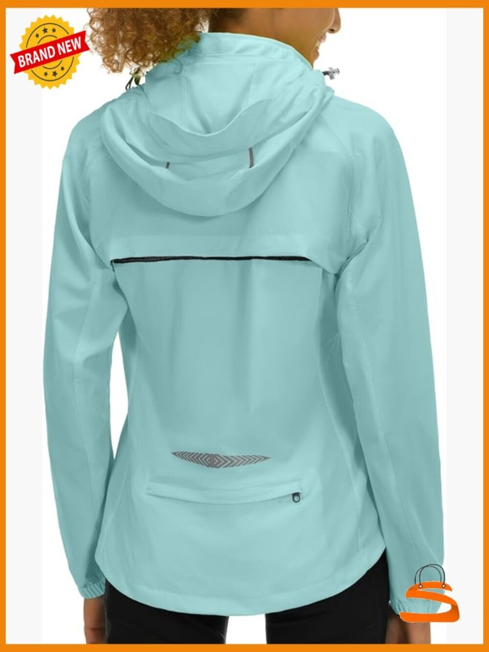Lightweight Waterproof Cycling Jacket with Removable Sleeves & Hood